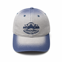 Topi Olahraga Bordir Logo Custom, Topi Vintage Grosir, Topi Baseball Katun Fitted untuk Pria dan Wanita