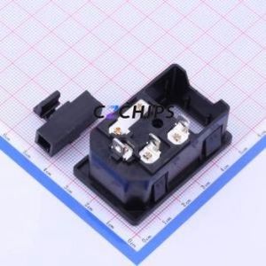 S-03F-<b>12S</b>-4-<b>1</b>.5 AC Power Connector Connector IEC 320-C14 <b>1</b> 3 Panel Mount - Product Image 1