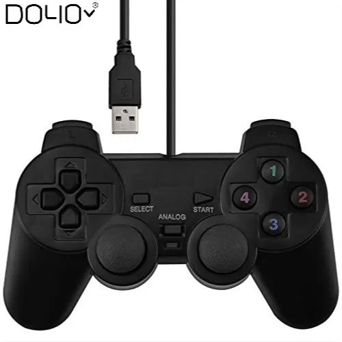 High Quality Factory price USB 208 singles shake wired Gamepad Wired Game Controller For Xbox 360,ps2,ps3,pc,psp,NDS,