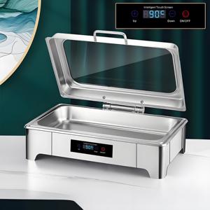 Tùy chỉnh thép không gỉ điện thực phẩm ấm hơn-công suất lớn tự chọn sưởi ấm nồi với <span class=keywords><strong>Temp</strong></span> hiển thị cho khách sạn phục vụ - Product Image 3