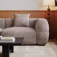 Modernes Großes Weißes Schwammgefülltes Stoffsofa Wohnzimmer Apartment Modulares Ecksofa Cremefarbener Stil Hochwertiges Sofa-Set für Hotelnutzung