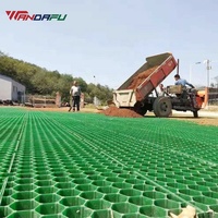 Grille de pavés d'herbe de stabilisation de pente en plastique HDPE de nid d'abeille de verrouillage résistant de WDF 200ton