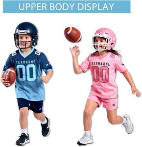 Uniforme Deportivo Personalizado, Camiseta de Fútbol y Rugby con Nombre y Número, Manga Corta para Hombres, Mujeres, Jóvenes y Niños - Product Image 5