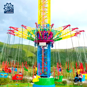 Fabricante de Atracciones de Parque de Diversiones, Torre Giratoria Interstellar Flying Saucer Twister, Juegos Mecánicos Disco UFO, Torre de Elevación - Product Image 2