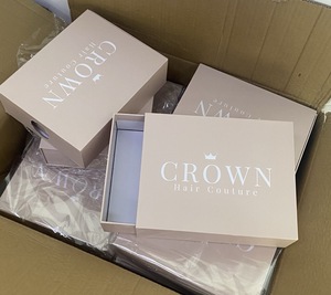 假发和化妆品纸盒定制装运箱邮件箱 - Product Image 5