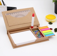Couverture en cuir 1 pièce, porte-tampon mémo personnalisé, avec calendrier et stylo postale, pour Note collante