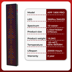 פאנל טיפול באור אדום 10 גלים 940 ננומטר 1060 ננומטר נשלט על ידי אפליקציה חכמה - Product Image 2