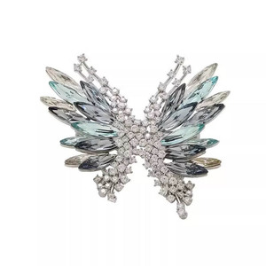Exquisitos Broches de Mariposa para Mujer, Broches de Cristal de Lujo para Niñas, Accesorios de Ropa con Pedrería, Joyería, Regalo - Product Image 6