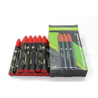 Crayons à paraffine 4 couleurs pour le bois de construction, marqueurs multi-surfaces pour le bois, le métal, le caoutchouc et le papier