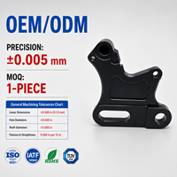 Support de montage de frein arrière pré-épuré en alliage d'aluminium usiné CNC avec logo personnalisé pour accessoires moto Ultra Bee