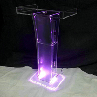 Projecteur intelligent en acrylique et plexiglas, 30 pouces, lampe LED, idéale pour conférence scolaire