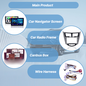 Solución Integral: Marco de Radio Fascia, Marco de Plástico para Radio, Arnés de Cables, Caja Decodificadora, Caja Canbus, Marco de Radio para Coche Ford Toyota <span class=keywords><strong>Lada</strong></span> - Product Image 4