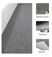 Moquette bouclée durable antidérapante et ignifuge mur à mur pour couloirs de bureaux à fort trafic, salons, gymnases et centres commerciaux