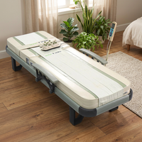 Lit de massage automatique à rouleaux de jade pour physiothérapie par infrarouge lointain, sensation optimale, à des fins de bien-être, nm JKF-YS-EK