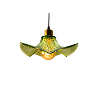 Lustre moderne ovale avec abat-jour en verre E26, économie d'énergie, hauteur réglable, finition or/blanc chaud pour l'éclairage de la maison et des restaurants