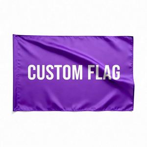 Drapeau personnalisé en maille de vinyle polyester résistant au vent, certifié Rohs CE, respectueux de l'environnement, pour décoration extérieure de Noël - Product Image 2