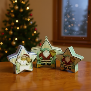 Homeera Star Christmas Decor Iron Ornament Set For Holiday Home Decoration - Product Image 2