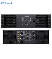 Amplificateur de puissance numérique professionnel 2600W 2/4 Ohms Classe H 2U en métal pour événements scéniques et extérieurs