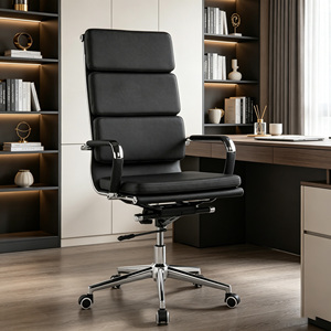 Chaise de bureau moderne ergonomique pivotante, chaise de patron confortable, chaise de bureau pour salle de conférence, mobilier de bureau professionnel - Product Image 1