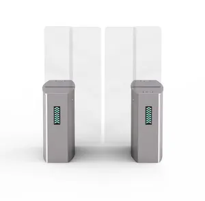 OEM Logo RFID Card Entry Sliding Turnstile Door Access Control Facial Recognition Turnstile Sliding Barrier Gate