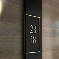 Números de Casa Modernos de Material ABS con Luces LED, Venta al Por Mayor, Nuevos Diseños