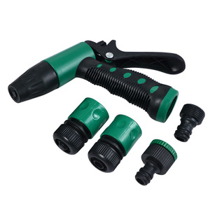 Adjustable Garden <b>Spray</b> Gun <b>Set</b> With Connectors For Car Washing And Watering Plants - Product Image 1