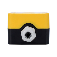 Boîtier de commande étanche IP65 en plastique ABS anti-poussière 22 mm pour bouton-poussoir d'arrêt d'urgence de type champignon 1 2 3 trous