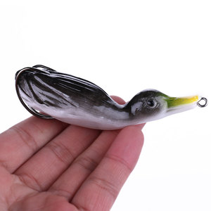 เหยื่อปลอมซิลิโคนรูปเป็ดน้อย Thunder Frog Blackfish ขนาด 10.5 ซม./18.5 กรัม พร้อมตะขอ - Product Image 2