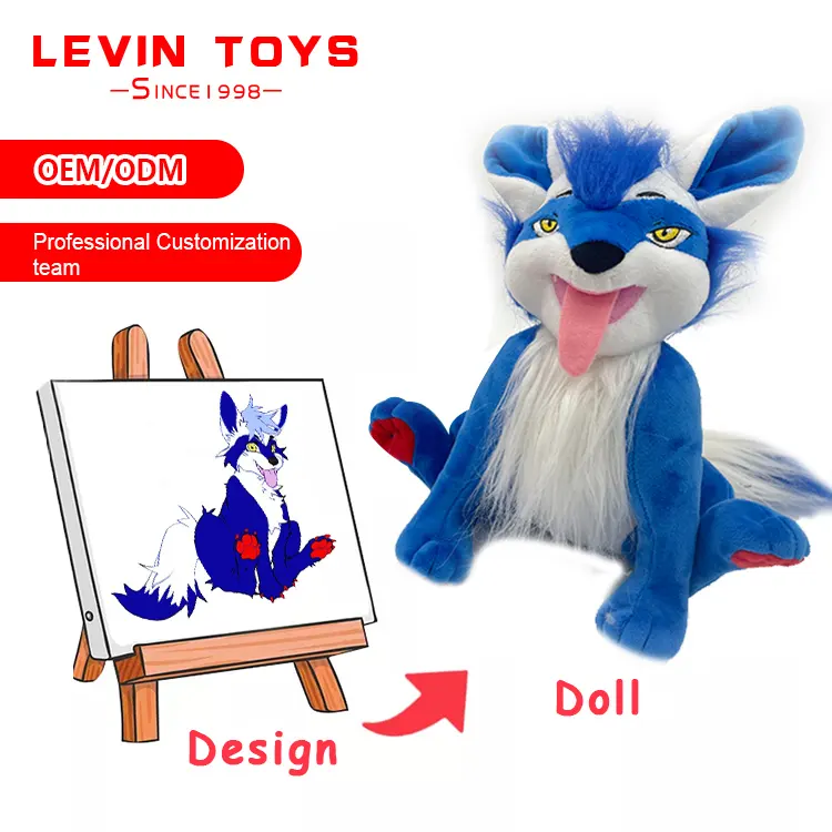 LEVIN TOYS Manufacturer Custom Soft Doll Plushie Peluches Anime Toy Or Stuffed Animal Toys For Baby