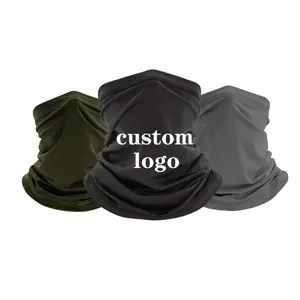 Custom Logo Uv Bescherming Gezichtsbedekking Masker Multifunctionele Nek Gaiter Bandana