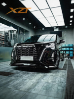 Kit carrosserie compact BYD Denza 2022-2025 style Black Warrior de haute qualité avec lèvre avant à visser, jupes latérales et diffuseur arrière |   Plastique ABS