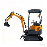Nouvelle Excavatrice Compacte OLIN Jaune 2025 – Vente Flash, Accès Facile, Économique, Godet de 0,036 m³, Moteur Laidong 385 de 19 kW