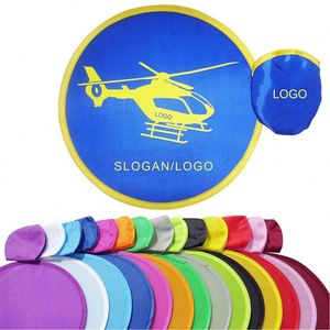 Disco Volador de Nailon Suave con Logotipo Personalizado, Abanico Plegable de Bolsillo, Diseño Promocional para Regalos Empresariales y Festivos, Impresión UV, Portátil - Product Image 2