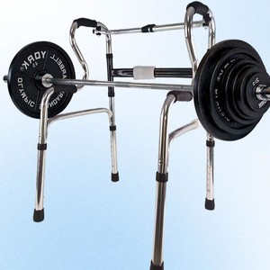 Aluminum Alloy <b>Walker</b> With Double Bend Design For Elderly And Disabled Mobility Aid Folding Walking Assistant - Product Image 3