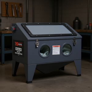 Gabinete de arenado industrial Tmg de 50 galones con ventana de visualización para equipos de limpieza - Product Image 2