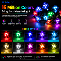 Module de lumière LED RGB 30 mm WS2811 UCS1903, adressable numériquement, étanche, guirlande lumineuse LED pour décoration extérieure