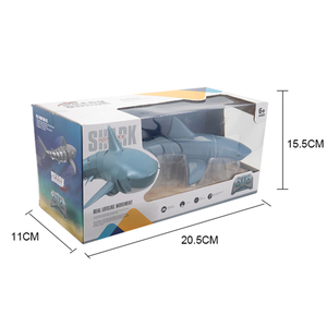 2020 new design functions waterproof 2.4g swimming shark toys with remote control, remote control toy shark - Product Image 1