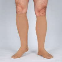 1 paire de chaussettes de compression en cuivre 15-20 Mmhg pour infirmière en cours d'exécution Chaussettes de sport pour toute la journée