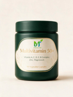 Multivitamines OEM 50+, Vitamines A, C, D, E, Complexe B, Zinc et Magnésium, Complément Alimentaire Quotidien, 90 Capsules Végétales pour Adultes