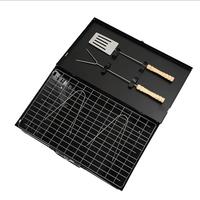 Barbecue multifonctionnel de camping et de jardin, four à gaz, fumoir avec brochettes, gril à granulés avec brochettes