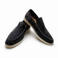 Mocassins Homme RADOLFA en Cuir Véritable et Daim de Luxe, à Bout Fermé, Style Slip-on, Chaussures Plates Décontractées, Légères et Respirantes, OEM
