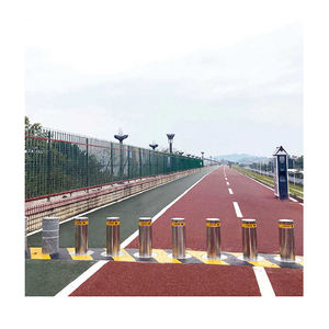 Высокое качество 304 из нержавеющей стали гидравлический бордовый отражающий ленточный Автоматический подъемный противоударный изоляционный барьер - Product Image 6