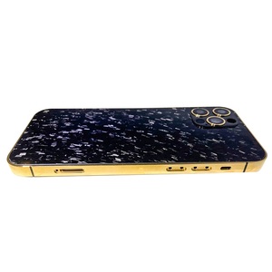 Cornici di Lusso per <span class=keywords><strong>iPhone</strong></span> Serie <span class=keywords><strong>11</strong></span>-17, Placcate in Oro con Bordo Dorato Casuale, Accessori per Telefoni Cellulari - Product Image 4