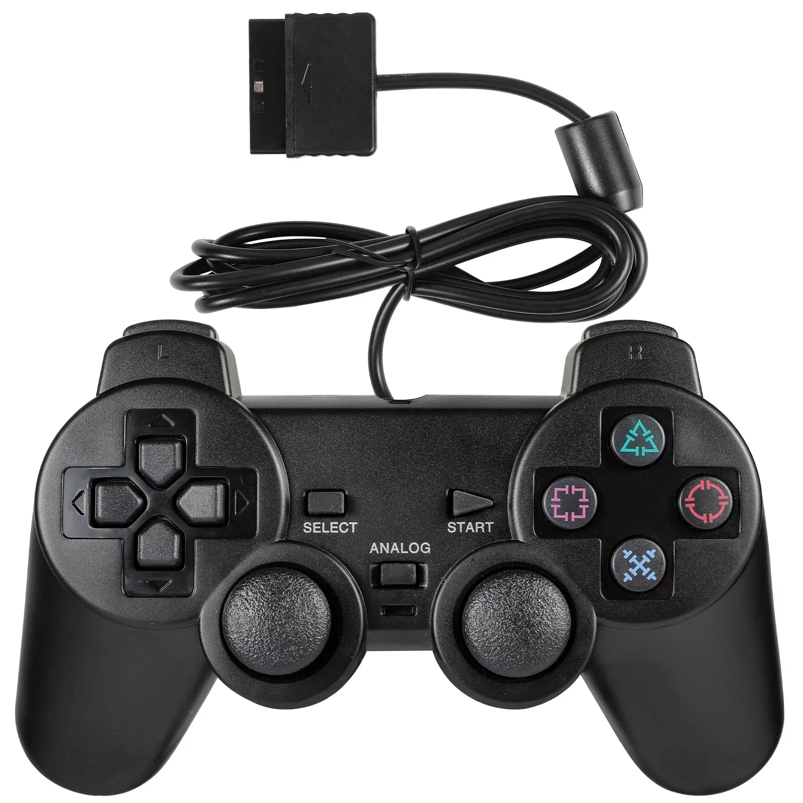 P2s Chơi 2 Trạm Gamepad Phím Điều Khiển Chơi Game Điều Khiển Cho PS