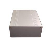 100x44 corps fendu en alliage d'aluminium 6063 IP54 évalué boîtier de commande amplificateur revêtement en poudre boîtier extrudé personnalisable