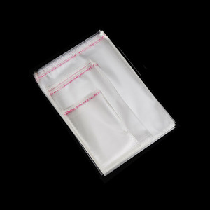Biểu tượng tùy chỉnh in tự dính <span class=keywords><strong>OPP</strong></span> con dấu Túi rõ ràng Giấy bóng kính <span class=keywords><strong>OPP</strong></span> Túi poly với nắp kéo keo băng - Product Image 4