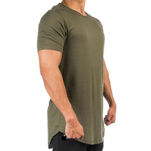 Camiseta Básica de Alta Calidad a Precio Moderado de Algodón, Bambú y Spandex de Color Sólido con Cuello Redondo y Manga Corta de Corte Regular para Hombre - Product Image 2
