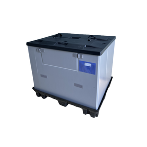 Pollyfavo Tùy Chỉnh Lớn Công Nghiệp Gấp Container Trọng Lượng Nhẹ Nhiệm Vụ Nặng Nề Có Thể Tái Chế PP nestable Đồ Nội Thất Tự Động Nhựa - Product Image 5