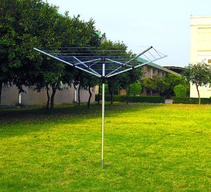 Séchoir à linge rotatif pliable en aluminium à 4 bras pour extérieur, avec piquet de fixation au sol, pour <span class=keywords><strong>jardin</strong></span>, vente en gros usine - Product Image 6