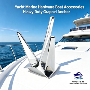 Accesorios Marinos para Yates HF Hydro, Ancla de Grapnel de Acero Inoxidable de Alta Resistencia - Product Image 4